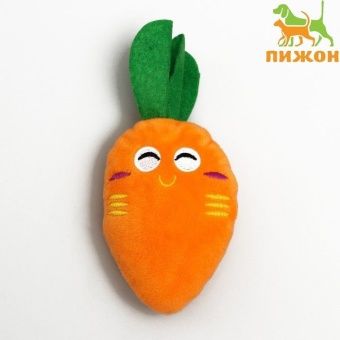 Игрушка пищащая "Морковка" 18см фото, цены, купить