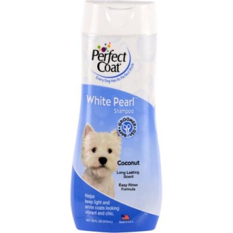 шампунь Perfect Coat для собак White Pearl д/Белоснежных 473мл  фото, цены, купить