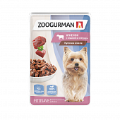 Zoogurman пауч ягнёнок с языком и сердцем 85г для собак  фото, цены, купить