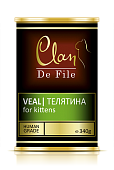 Clan De File консервы для котят с телятиной 340г  фото, цены, купить