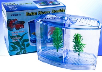 Аквариум для петушков, двойной (BBT3S) фото, цены, купить