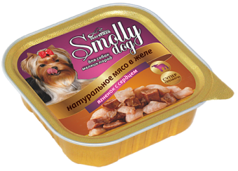 Smolly Dog консервы 100г с ягненком,сердцем для собак фото, цены, купить