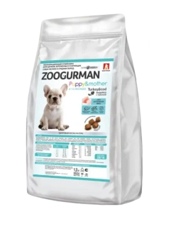 Zoogurman Puppy&Mother  для щенков, беременных и кормящих  ср/мелк пород индейка с треской 1,2кг  фото, цены, купить