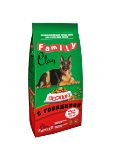 CLAN FAMILY 15кг с говядиной для собак фото, цены, купить