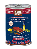 Solid Natura Holistic консервы для собак конина 340г