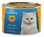 NEW ELEMENTS VET Hypoallergenic консервы при аллергии у кошек 240г фото, цены, купить
