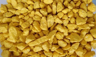 Грунт КамКрым ZETA (фракция 3,5мм) Желтый 1кг  фото, цены, купить