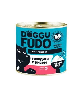Doggufūdo консервы для собак говядина с рисом паштет 240г фото, цены, купить