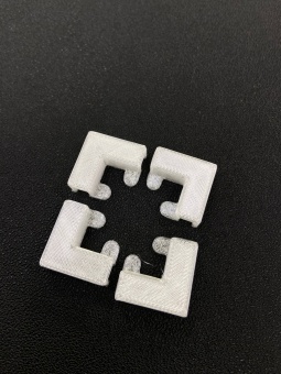 Уголки для покровного стекла 4мм - 4шт  фото, цены, купить