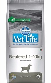 Farmina VetLife Neutered 10кг для кастрированных/стерилизованных собак