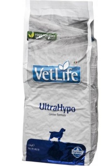Farmina VetLife UltraHypo для взрослых собак всех пород с пищевой аллергией 12кг фото, цены, купить