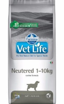 Farmina VetLife Neutered 10кг для кастрированных/стерилизованных собак фото, цены, купить