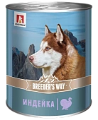 Breeder's Way консервы 750г с индейкой для собак фото, цены, купить
