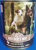 Breeder's Way консервы 350г с индейкой для собак фото, цены, купить