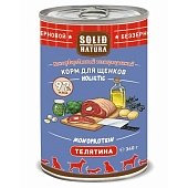 Solid Natura Holistic консервы для щенков с телятиной 340г фото, цены, купить