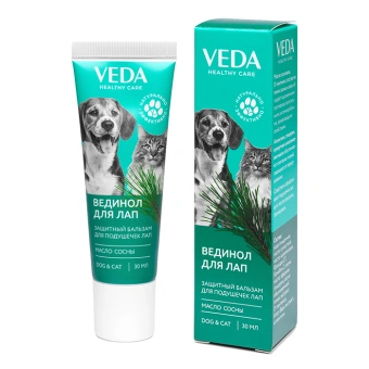 ВЕДИНОЛ бальзам для лап с маслом сосны 30мл фото, цены, купить