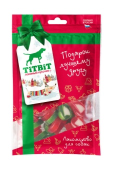 TiTBiT Дольки жевательные для собак (Новогодняя коллекция) 80г  фото, цены, купить