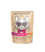Best Dinner Holistic Sterilised пауч для кошек с тунцом и лососем в соусе 70г
