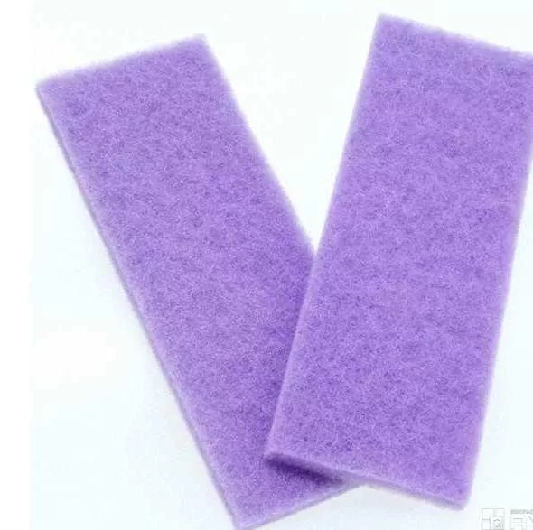 Фильтрующая синтепоновая губка пластина 32*12*2,5см Фиолетовая фото, цены, купить