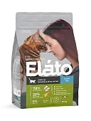 ELATO Holistic с рыбой для красивой кожи и шерсти у кошек 300г