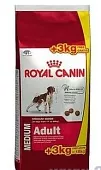 Royal Canin Medium Adult для взрослых собак средних пород 15кг+ 3кг в подарок