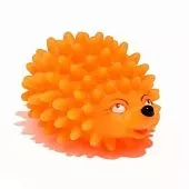Игрушка пищащая "Ёжик" мини для собак 5см оранжевая фото, цены, купить