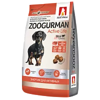 Zoogurman Active Life с телятиной для активных собак мелких и средних пород 1,2кг фото, цены, купить