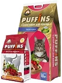 Puffins сухой корм для кошек Мясное Жаркое
