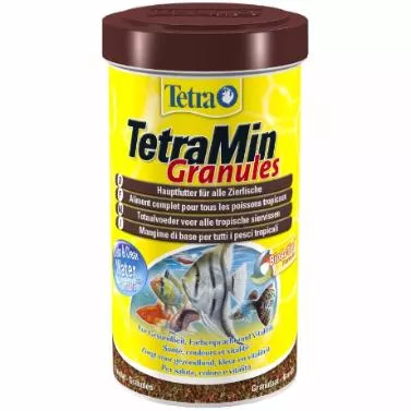 Tetra MIN (гранулы) 250мл для всех видов аквариумных рыб  фото, цены, купить
