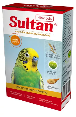 Султан для волнистых попугаев Трапеза 500г  фото, цены, купить