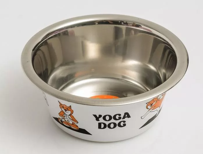 Миска стандартная "Пижон. Yoga Dog", 450 мл фото, цены, купить