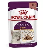 Royal Canin Sensory кусочки в соусе для привередливых ко вкусу котов пауч 85г фото, цены, купить