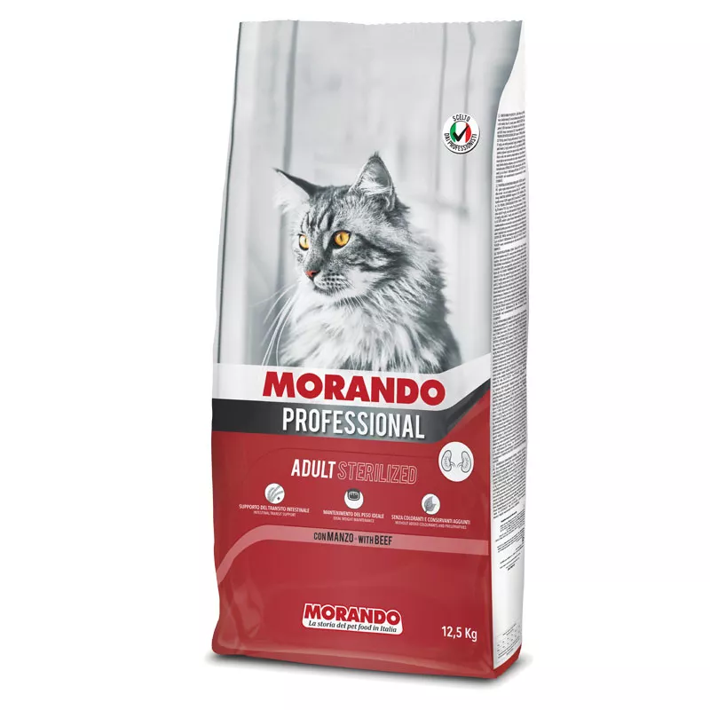 MORANDO PROFESSIONAL Gatto Говядина для стерилизованных кошек 12,5кг фото, цены, купить