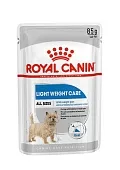 Royal Canin Light Weight Care Adult Пауч 85 паштет для собак склонных к набору веса фото, цены, купить