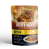 Mr.Buffalo пауч для котят в соусе Нежный Цыплёнок 85г