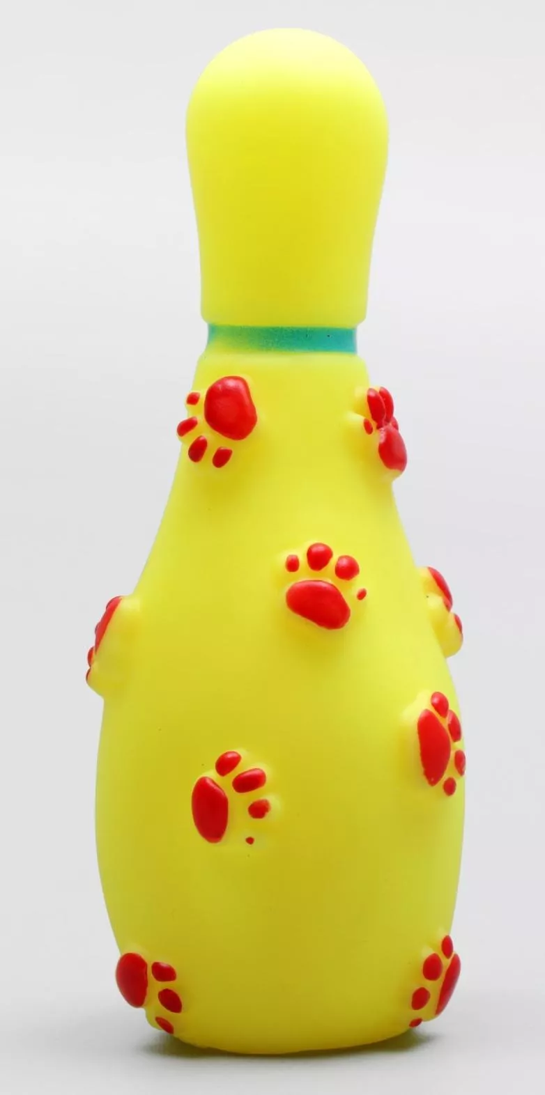 Игрушка пищащая "Кегля" для собак, 14 см, жёлтая фото, цены, купить