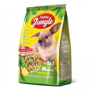 Happy Jungle 400г корм для кроликов Юниор  фото, цены, купить