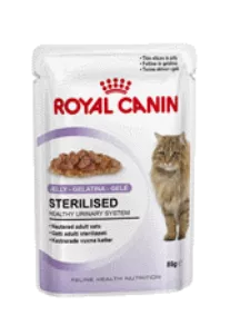 Royal Canin Sterilised (в желе) влажный корм Роял Канин Стерилайзд для стерилизованных кошек