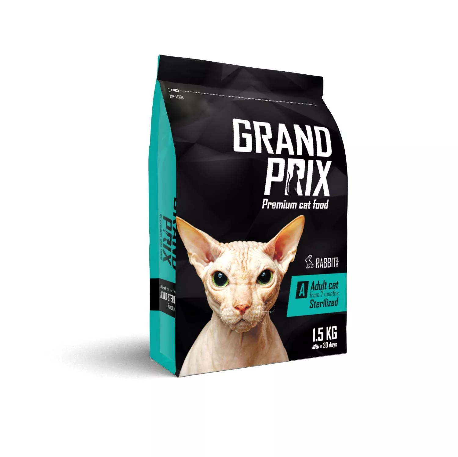 GRAND PRIX  Sterilized с кроликом  для стерилизованных котов 1,5кг фото, цены, купить