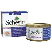 SCHESIR консервы 85г кусочки тунца, анчоусов для кошек