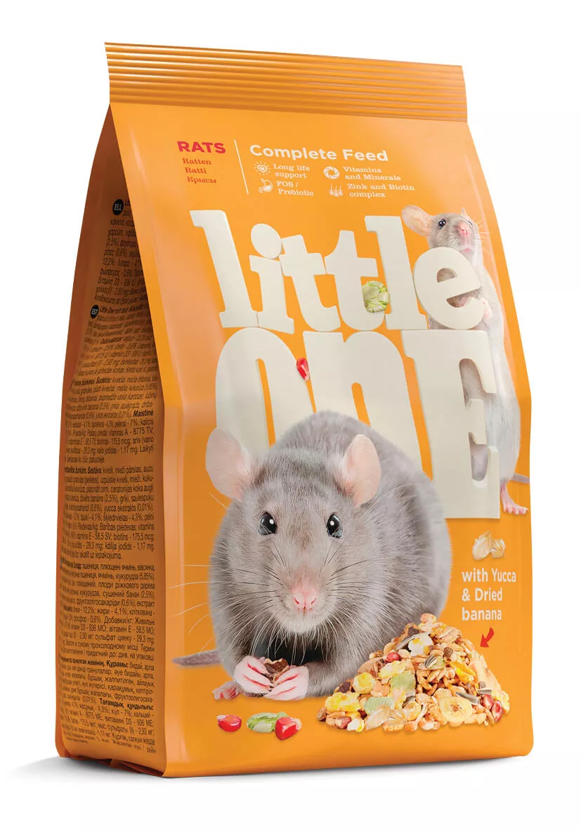 Little One корм для крыс, мышей 900г фото, цены, купить