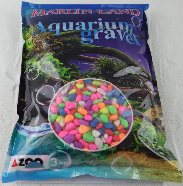 Камушки для аквариума разноцветные1,5-2см (3кг) (KL0413) фото, цены, купить