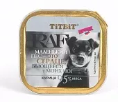 TiTBiT RAF консервы 100г с курицей для собак