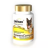 Витамины Unitabs BrewersComplex с Q10 для крупных собак, 100таб фото, цены, купить