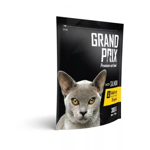 GRAND PRIX Original  с лососеми рисом для котов 300г фото, цены, купить