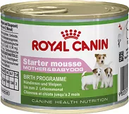 Royal Canin Стартер 195г мусс для щенков до 2мес. и кормящих собак всех пород фото, цены, купить