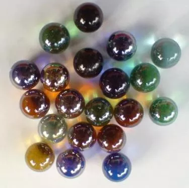 Стеклянные шарики для декора 300г. (в сеточке) (KL0212) фото, цены, купить