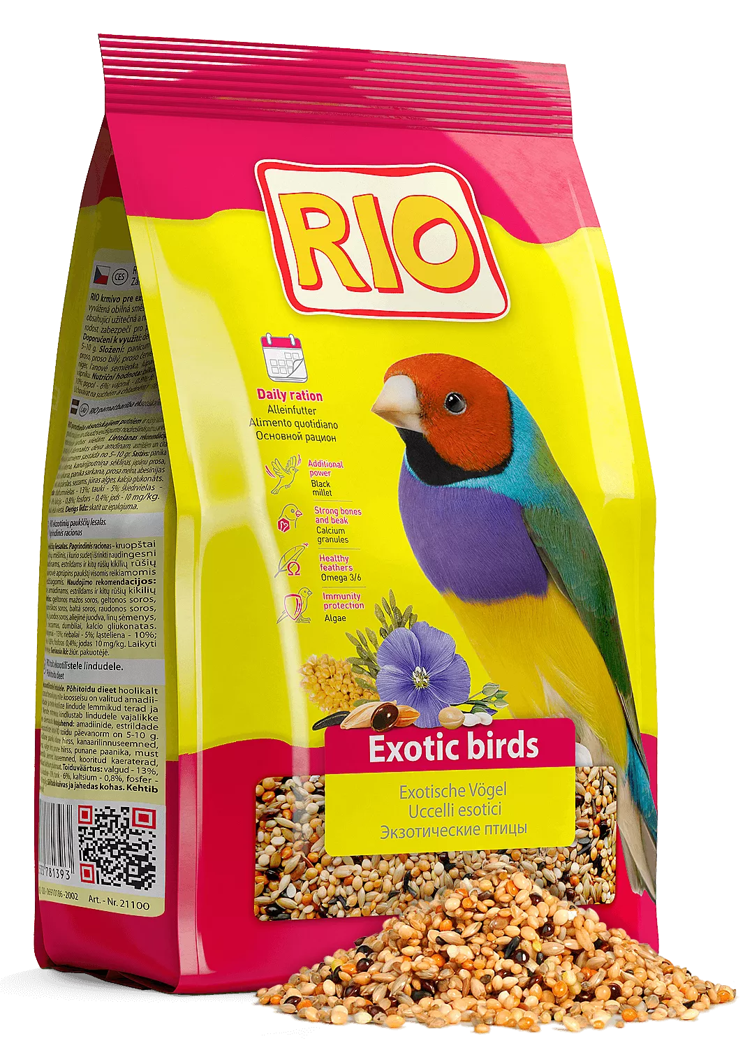RIO 500г корм  для экзотических птиц  фото, цены, купить