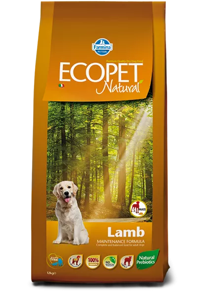 Farmina ECOPET Natural MAXI Lamb 12кг с ягненком для крупных пород собак фото, цены, купить