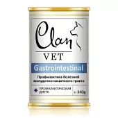 Clan VET GASTROINTESTINAL консервы для собак при нарушениях пищеварения 340г фото, цены, купить